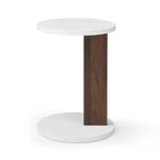 Tavolino GDFStudio Upatoi a C in legno multistrato