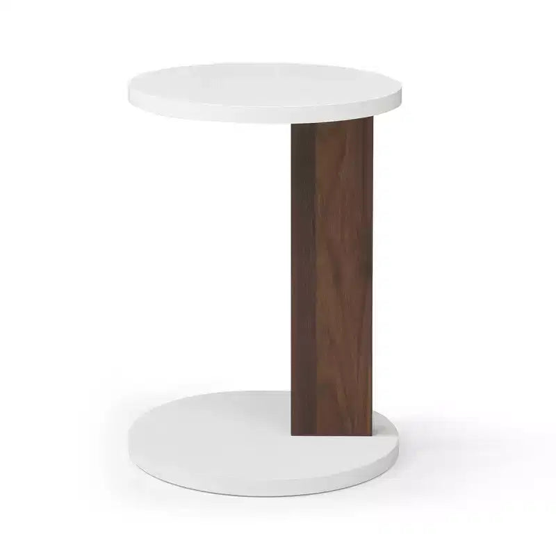 Tavolino GDFStudio Upatoi a C in legno multistrato