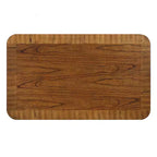 Tavolino da caffè rettangolare Zeus & Ruta da 41,5'' in legno con gambe in legno massello e ripiano inferiore aperto per soggiorno, facile montaggio, noce