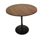 Okak Tavolo da Cucina Moderno 31,5 Pollici per 2-4 Persone, Tavolo da Pranzo Rotondo con Base a Piedistallo Stabile, Tavolino per Soggiorno, Sala da Pranzo
