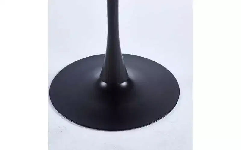 Homy Casa Tavolo da pranzo a piedistallo quadrato da 60 cm Tavolo moderno da caffè o da pranzo per spazi compatti