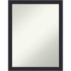 Amanti Art Havana Black Bronze Non-Beveled Framed Bathroom Vanity Wall Mirror
