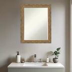 Specchio da parete per bagno Amanti Art Filigree, con bordo smussato da mezzo pollice