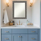 Specchio da parete per bagno Amanti Art Filigree, con bordo smussato da mezzo pollice