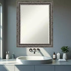 Specchio da parete per bagno Amanti Art Filigree, con bordo smussato da mezzo pollice