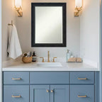 Specchio da parete per bagno Amanti Art Filigree, con bordo smussato da mezzo pollice