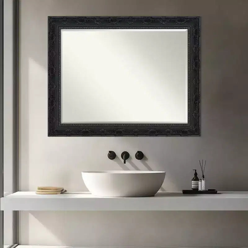 Specchio da parete per bagno Amanti Art Filigree, con bordo smussato da mezzo pollice