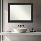 Specchio da parete per bagno Amanti Art Filigree, con bordo smussato da mezzo pollice