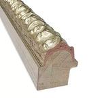 Specchio da parete per bagno Amanti Art Lila, con cornice in legno smussata da mezzo pollice