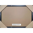 Specchio da parete per bagno Amanti Art Lila, con cornice in legno smussata da mezzo pollice