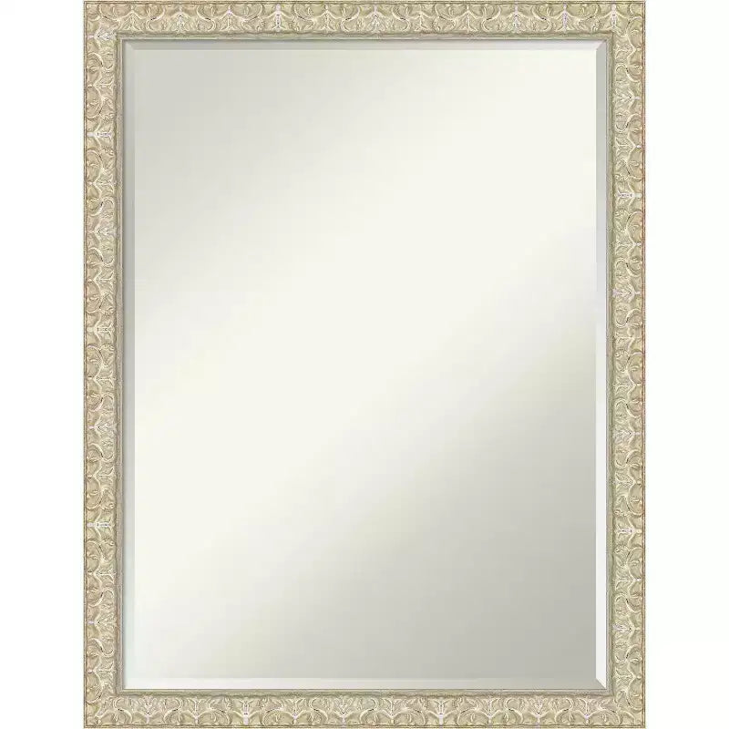 Specchio da parete per bagno Amanti Art Lila, con cornice in legno smussata da mezzo pollice