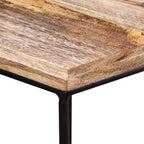 vidaXL Tavolino da caffè Legno di mango massello, Ferro Modulare medio