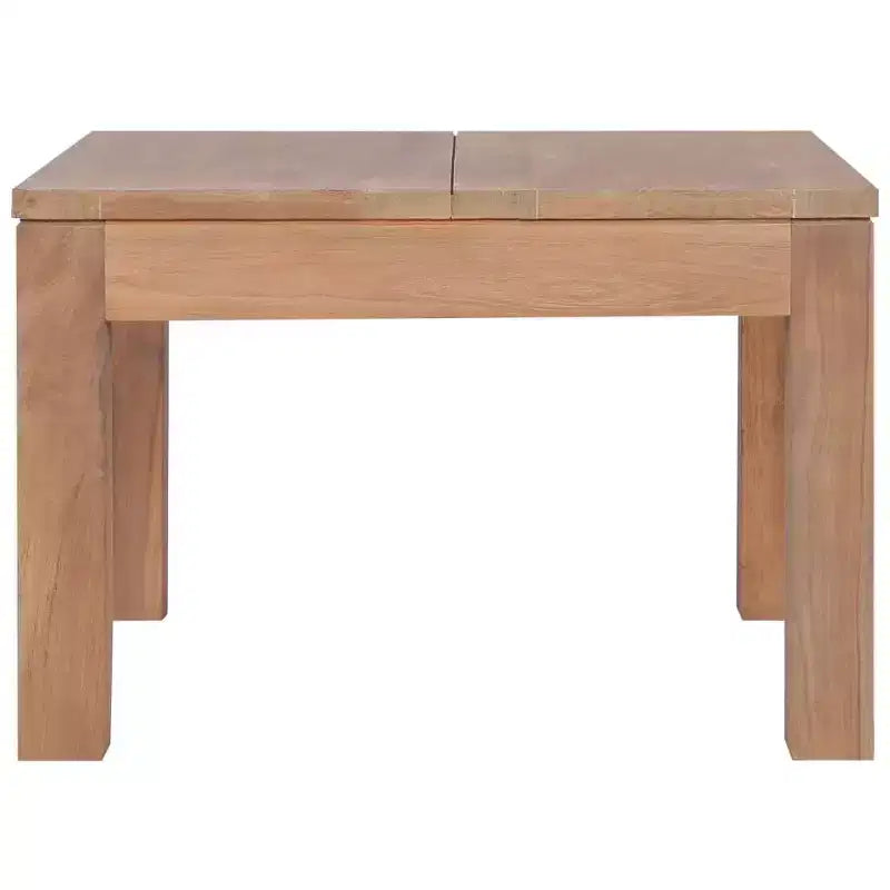 vidaXL Tavolino da caffè in Teak Naturale Legno Massello di Teak 60x60 cm Resistente - 23.6