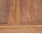 vidaXL Tavolino da caffè in Teak Naturale Legno Massello di Teak 60x60 cm Resistente - 23.6