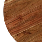 vidaXL Set di 3 Tavolini da Caffè in Legno Massello di Acacia