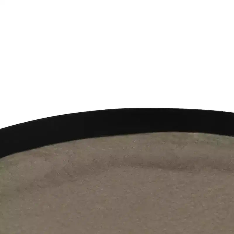 vidaXL Tavolino da caffè rotondo Tavolino da salotto Divano Tavolino da salotto con piano in cemento - 40 x 55 cm