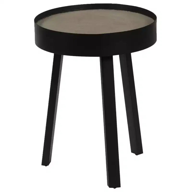 vidaXL Tavolino da caffè rotondo Tavolino da salotto Divano Tavolino da salotto con piano in cemento - 40 x 55 cm
