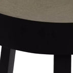 vidaXL Tavolino da caffè rotondo Tavolino da salotto Divano Tavolino da salotto con piano in cemento - 40 x 55 cm