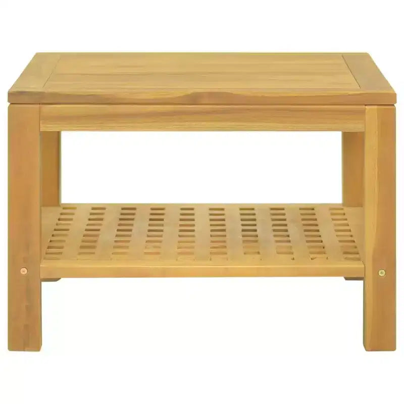 vidaXL Tavolino da caffè 60x60x40 cm in Legno Massello di Teak