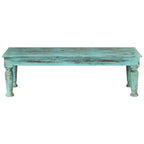 vidaXL Tavolino da caffè Multicolore Legno massello di recupero 110x50x34 cm