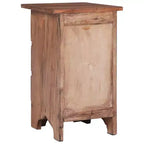 vidaXL Comodino 30x30x51 cm in Legno Massello di Mogano
