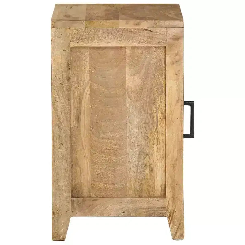 vidaXL Comodino 40x30x50 cm in massello di mango