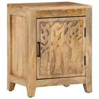 vidaXL Comodino 40x30x50 cm in massello di mango
