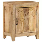 vidaXL Comodino 40x30x50 cm in massello di mango