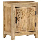 vidaXL Comodino 40x30x50 cm in massello di mango