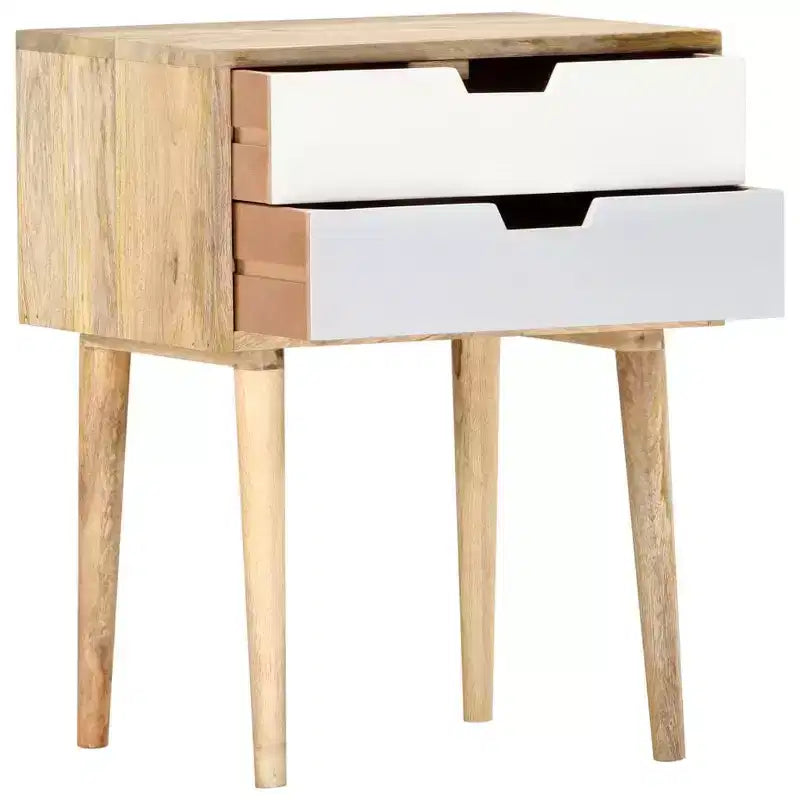 vidaXL Comodino 18,5x13,8x23,2 cm Legno Massello di Mango