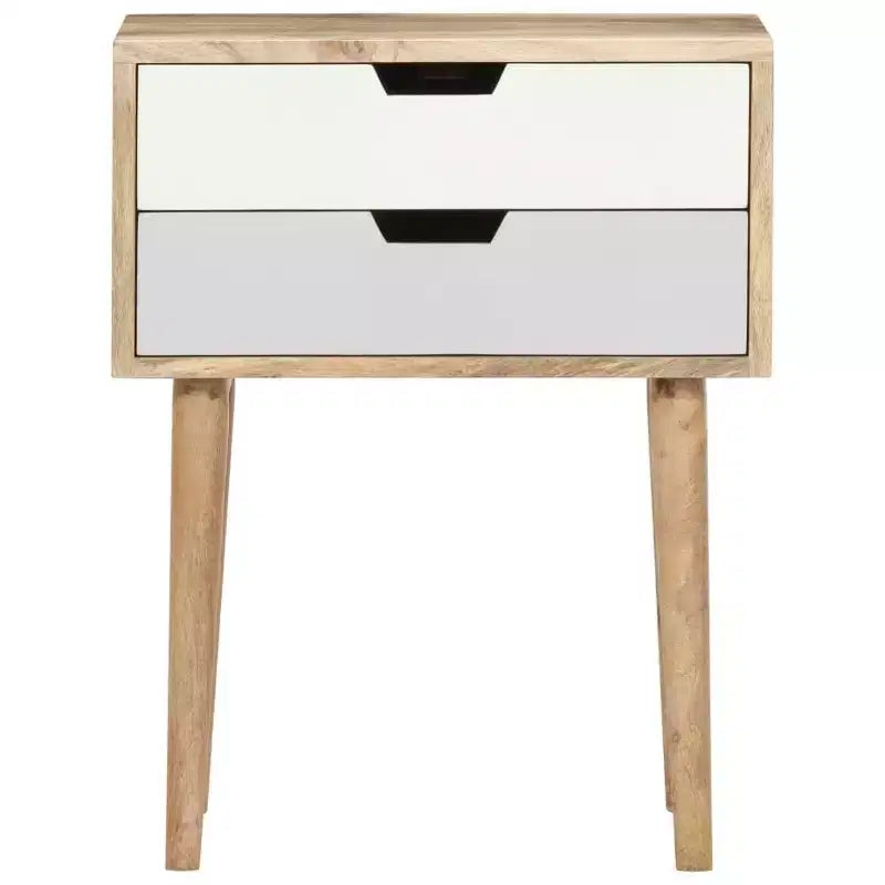 vidaXL Comodino 18,5x13,8x23,2 cm Legno Massello di Mango