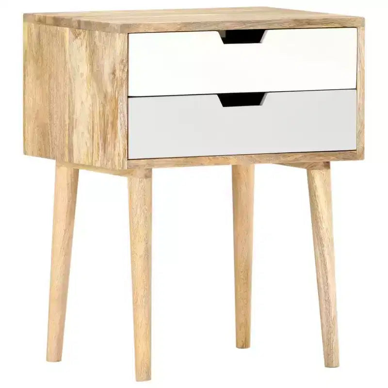 vidaXL Comodino 18,5x13,8x23,2 cm Legno Massello di Mango