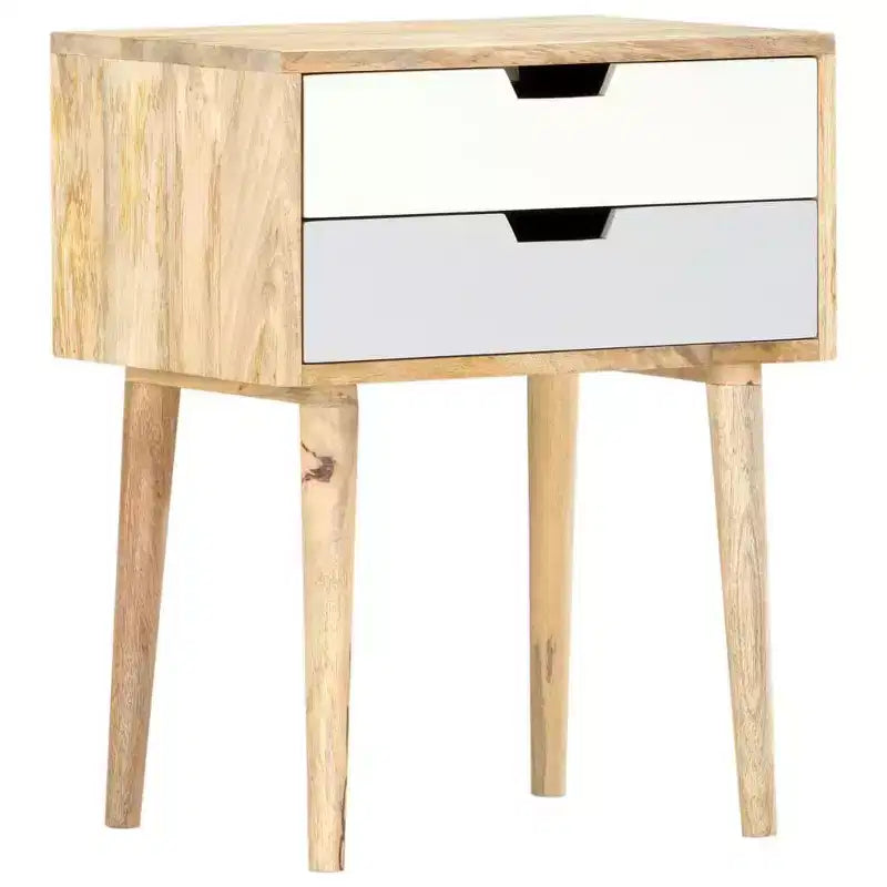 vidaXL Comodino 18,5x13,8x23,2 cm Legno Massello di Mango