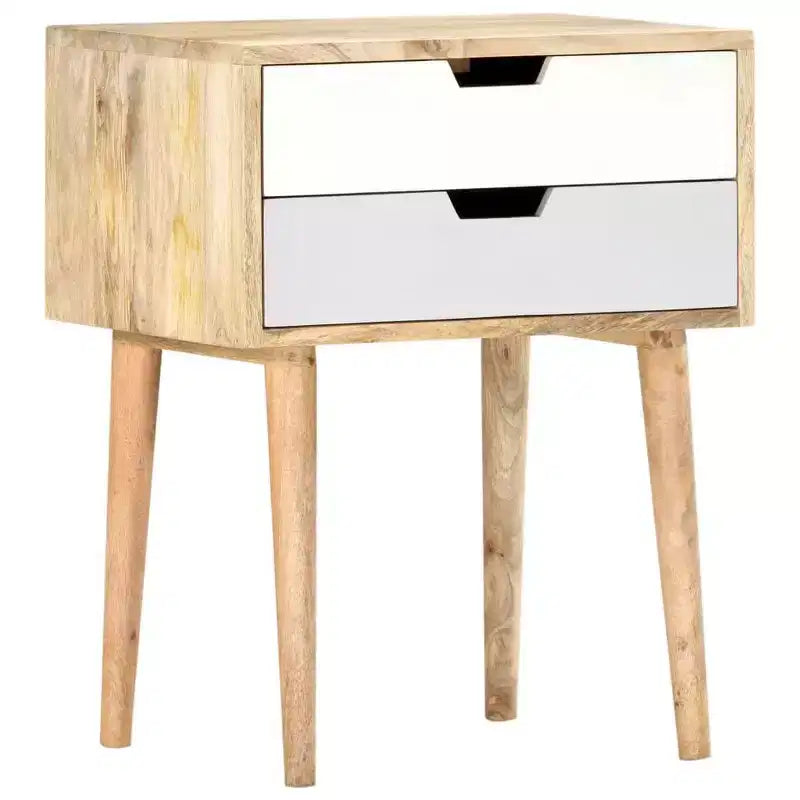 vidaXL Comodino 18,5x13,8x23,2 cm Legno Massello di Mango