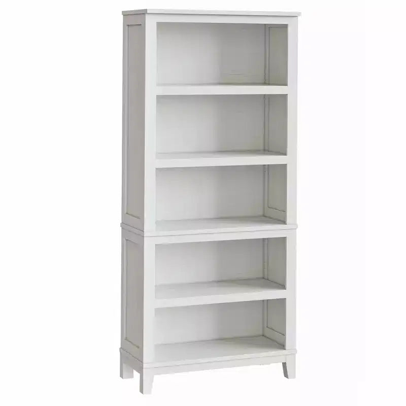 Libreria stretta a 5 ripiani con gambe in legno, libreria stretta in stile rustico per soggiorno, appartamento, ufficio