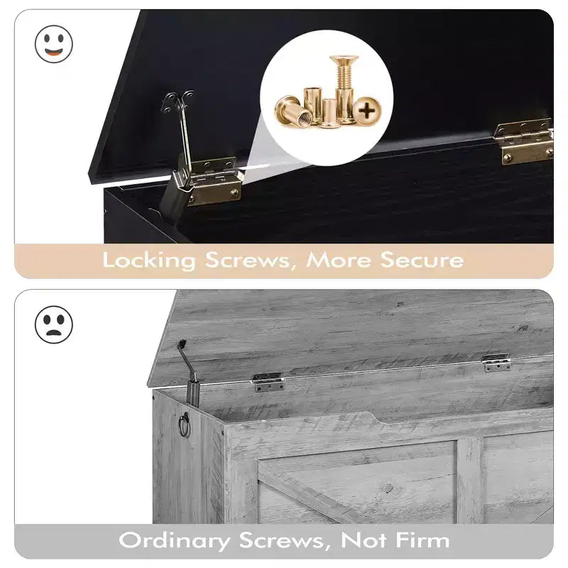 Panca da Ingresso con Contenitore, Panche Contenitore per Soggiorno Camera da Letto con Seduta Organizer