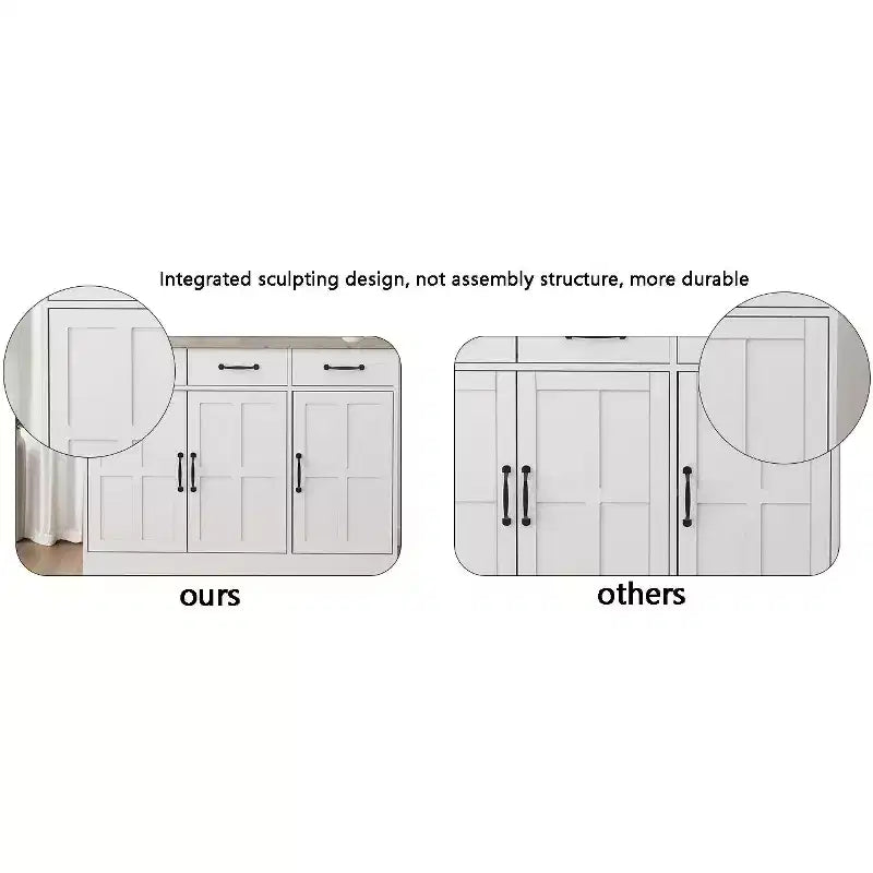 Mobiletto sottile da bagno GDFStudio Helmsley con ripiani regolabili e cassetto