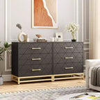 Cassettiera a tre cassetti, comodino con funzione contenitore, toeletta, maniglia dorata, adatto per camera da letto, soggiorno e ingresso