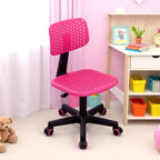 Sedia da studio girevole regolabile Homy Casa per bambini, dormitorio e ufficio, rosa