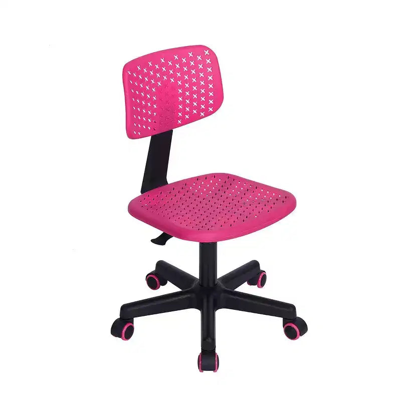 Sedia da studio girevole regolabile Homy Casa per bambini, dormitorio e ufficio, rosa