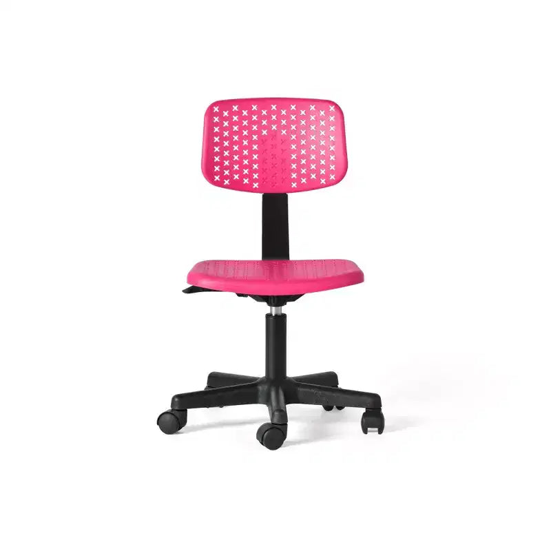 Sedia da studio girevole regolabile Homy Casa per bambini, dormitorio e ufficio, rosa