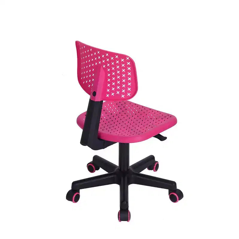 Sedia da studio girevole regolabile Homy Casa per bambini, dormitorio e ufficio, rosa