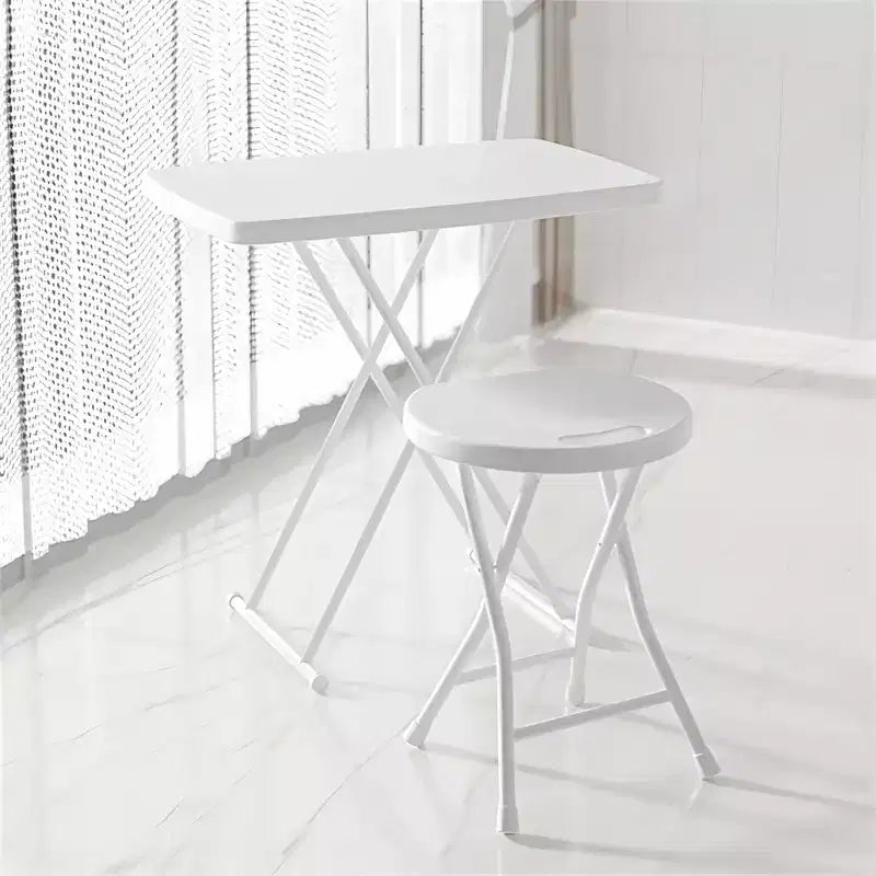 GustoWave Sedia Pieghevole Portatile con Maniglia, Sgabello Pieghevole Rotondo Resistente con Capacità di 227 kg per Adulti, Sgabello Pieghevole da 45 cm