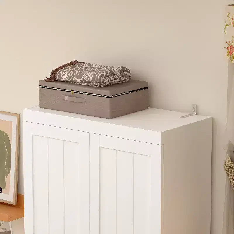 Armadio a Piedi Famapy con Ripiani Regolabili e Cassetto Inferiore, Organizzatore di Vestiti, Mobile Contenitore per Camera da Letto/Ingresso
