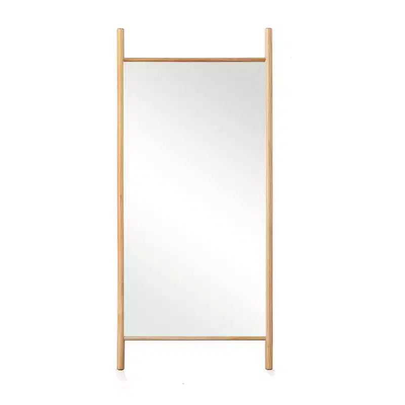 HomeRoots 71 Specchio intero con cornice in legno massiccio naturale a pioli