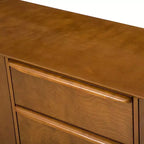 Abigail 57 Credenza larga 3 cassetti con legno massello | KARAT HOME-ACORN