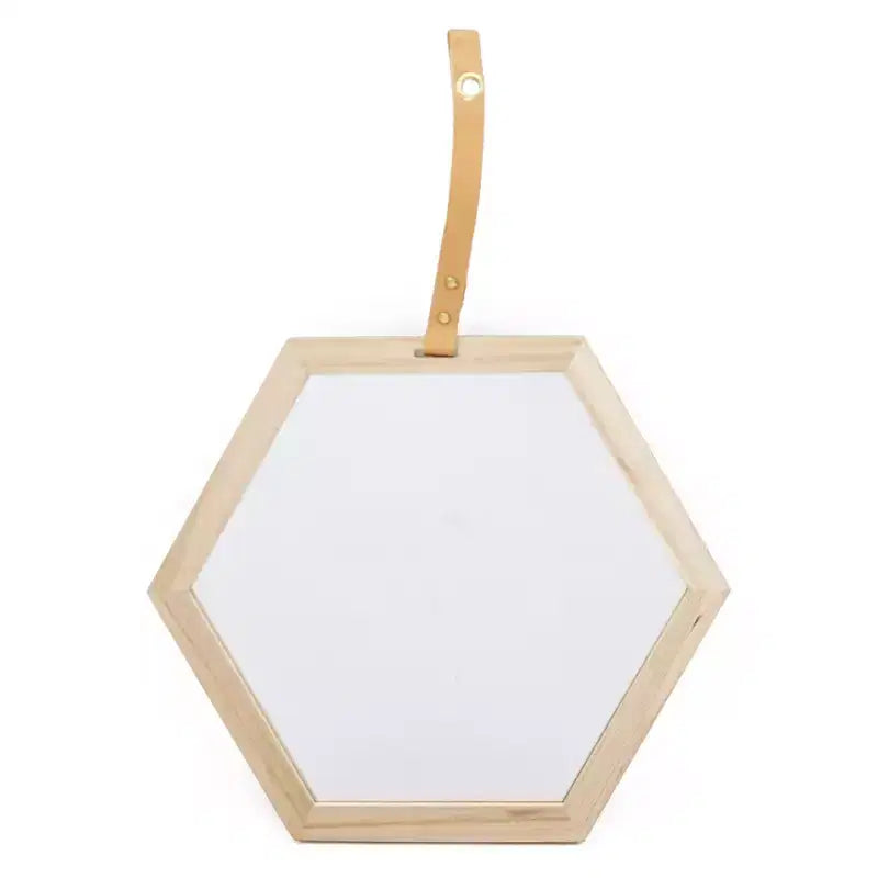 MAYEERTY Hexagon Mirror, Decor Mirror for Living Room, Foyer, Entryway, Bedroom, 16x14