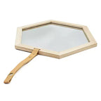 Specchio esagonale MAYEERTY, specchio decorativo per soggiorno, atrio, ingresso, camera da letto, 16x14