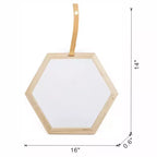 Specchio esagonale MAYEERTY, specchio decorativo per soggiorno, atrio, ingresso, camera da letto, 16x14