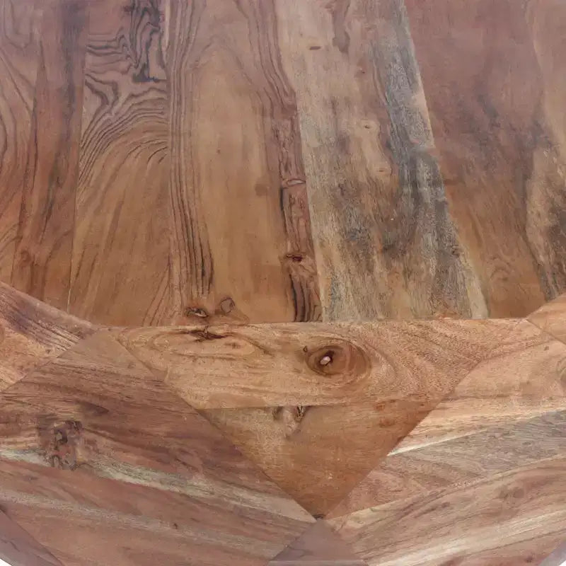 Tavolino da caffè Royal Hampton in legno di acacia da 33 pollici con forma a diamante e piano liscio, marrone naturale